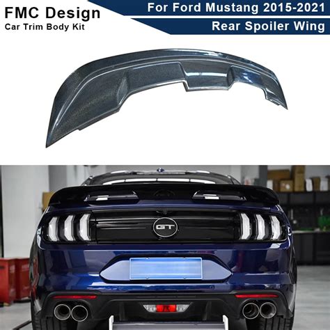 Aler N Trasero De Fibra De Carbono Estilo Gt Para Ford Mustang