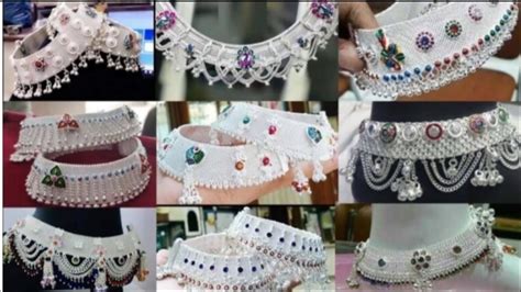 Latest Heavy Silver Payal Designs Dulhan Payal Designs Youtube