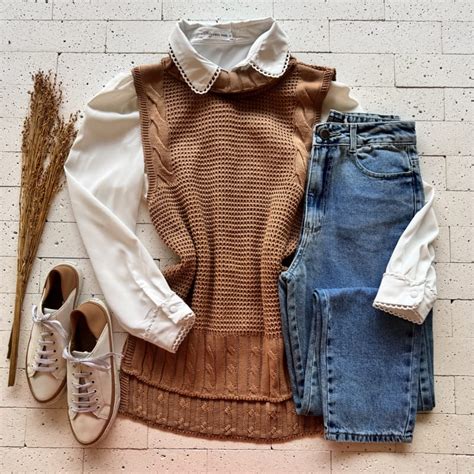 Colete Trico Alongado Gola Boba Detalhe Trama Nude Dondoca Moda Feminina