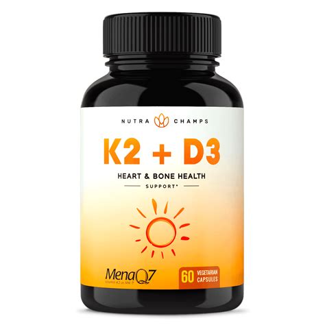 Vitamin K Mk With D Supplement For Strong Bones Healthy Heart