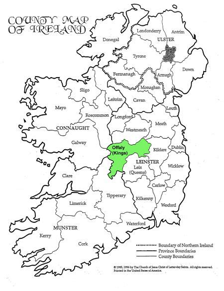 County Offaly, Ireland Genealogy • FamilySearch