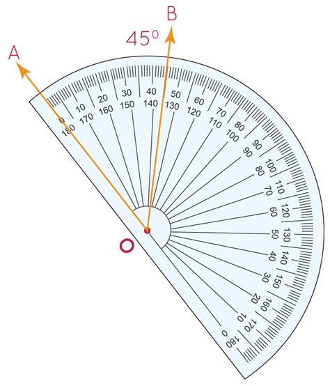 Protractor | Definition | Uses | Solved Examples | Questions