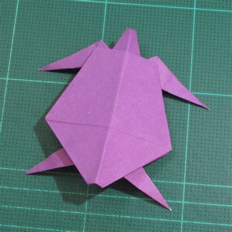 วิธีพับกระดาษเป็นรูปเต่าแบบง่าย Easy Origami Turtle 018 Flickr