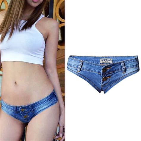 Olrain Hot Sexy Attractive Hot Shorts Denim Ultra Low Waist Mini Short Shorts Night Clubwear In
