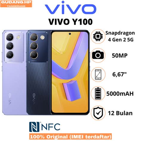 Jual Vivo Y G Garansi Resmi Vivo Indonesia Hitam Y G Gb