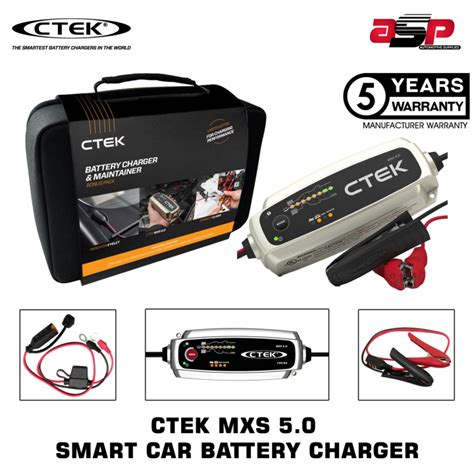 NEW CTEK MXS 5 0 Smart Car Battery Charger And Maintainer Compatible