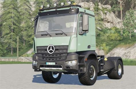 Mercedes Benz Arocs 2018 For LS19 Farming Simulator 2025 Mod LS 2025