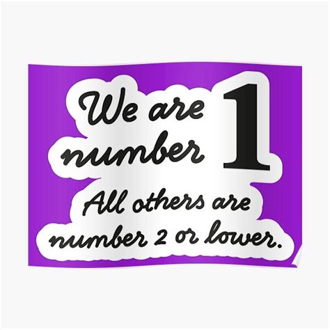 Mystery Men Quote We Are Number One All Others Are Number Two Or Lower Premium Matte Vertical