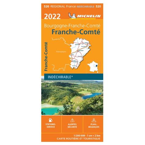 Carte Routi Re Et Touristique Michelin Franche Comt