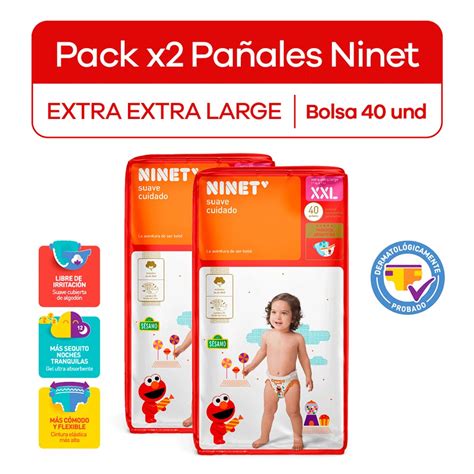 Pa Ales Ninet Suave Cuidado Talla Xxl Pack Inkafarma