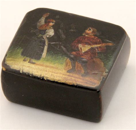 Лаковая шкатулка, Вишняков | Antiques & Collectibles Paretski
