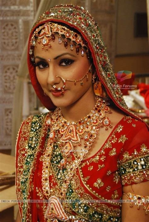 Hina Khan As Akshara Indian Wedding Fashion Beautiful Indian Brides