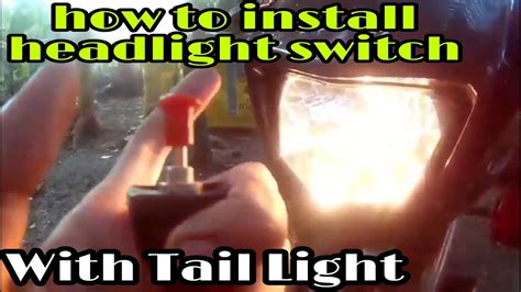 How To Install Headlight Tailight Switch Xrm Paano Mag Install Ng