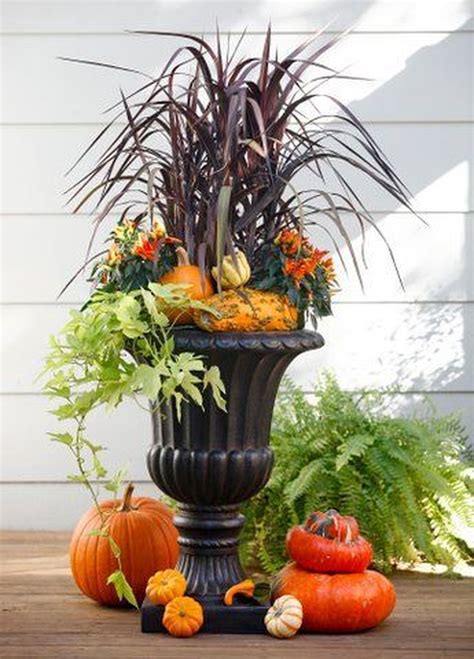 33 Amazing Fall Planter Ideas Best For Front Porches Magzhouse