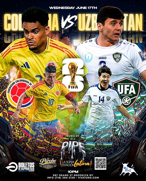 Colombia vs Uzbekistan Watch Party at Viva Toro Brooklyn