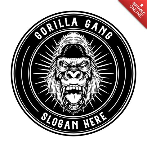 Gorilla Gaming Logo Design Template | Free Design Template