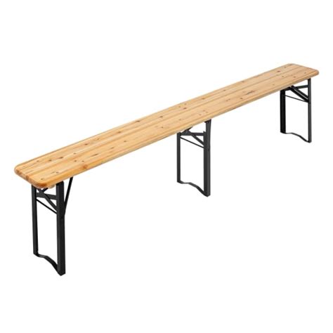 Ensemble Brasserie Table Et Bancs Pliants En Bois Cm Oviala