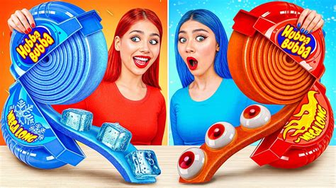 Hot Vs Cold Girl Challenge Funny Moments By Bubba Do Challenge Youtube