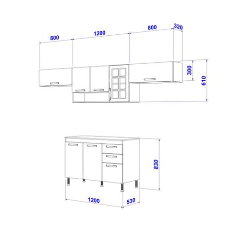 Cozinha Completa Fidelita Berlim Modulada Pe As Cm Portas