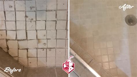 Before and After Showers - Sir Grout