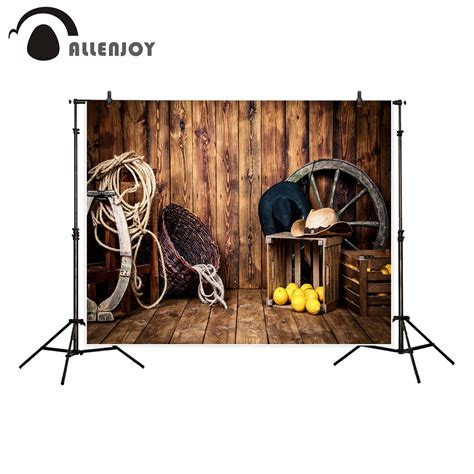 Allenjoy Arri Re Plan R Tro Personnalisable Pour Photos Village