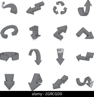 Vector Illustration Of Black Arrow Icons Set Back Button Icons Pack