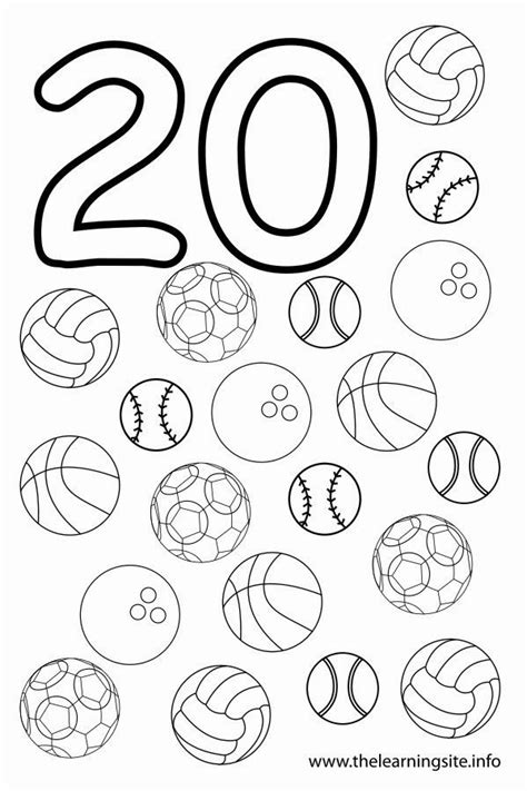 Number Coloring Pages 1 20 Lovely Sgblogosfera Mara José Argüeso Del 1 Al Actividades De