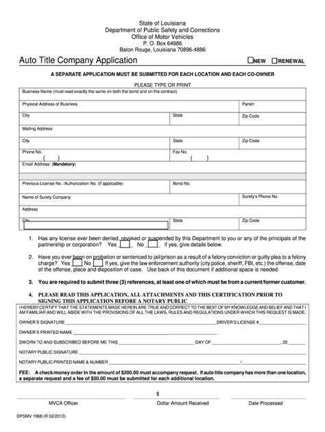 Louisiana Title Transfer Online Fill Out Sign Online DocHub