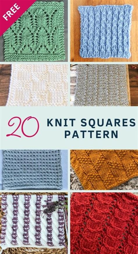 Discover The Joy Of Knitting With These Free Blanket Square Patterns