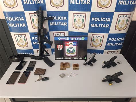 Ex Pm Foragido Preso Fuzil E Pistolas Em Ilha De Bel M Par G