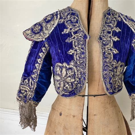 Antique Royal Blue Opera Costume San Carlo Opera Comp… - Gem