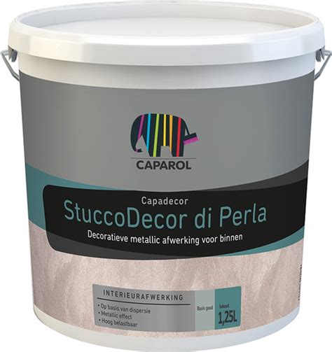 Шпаклевка декоративная Caparol StuccoDecor DI PERLA Silber 1.25 л ...