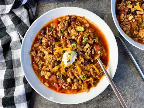 The Best Turkey Chili With Black Beans And Corn