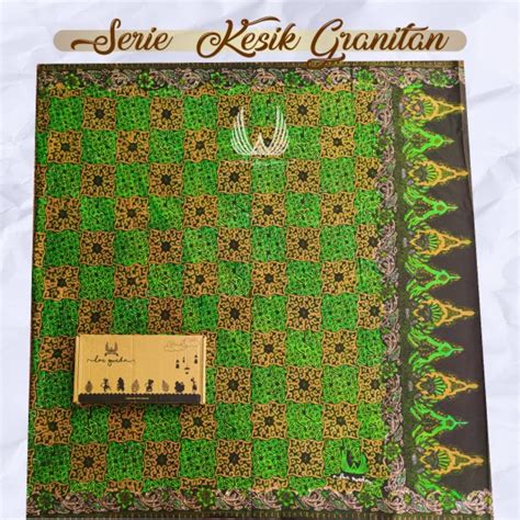 Jual Limited Edition Sarung Batik Largurda Serie Granitan Hijau