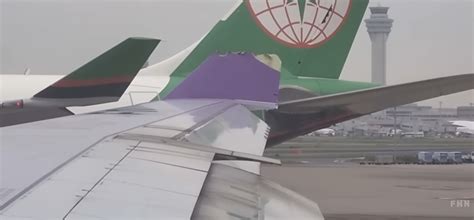 Accident Eva Air And Thai Airways Collide On Tarmac At Tokyo Haneda