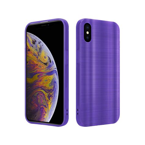 iPhone XS MAX Silikondeksel Beskyttelse lilla Elkjøp