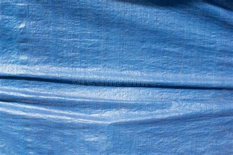 Blue Tarp Background Texture Stock Photo - Image of tent, plastic ...