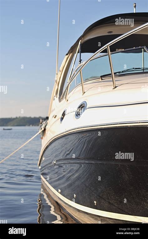 Big Boat On River Stock Photo Alamy