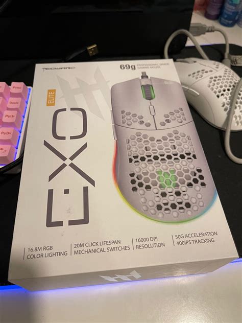 Tecware Exo Elite Gaming Mouse White Computers And Tech Parts