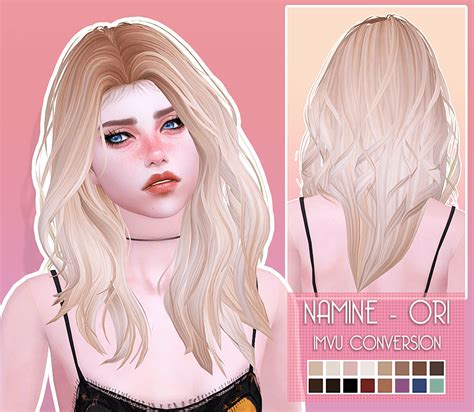 Down With Patreon The Sims Patreon Namine Hair Sims Hair Sims