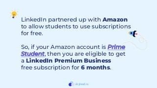 How To Get Linkedin Premium Free For Students And Graduates Ppt