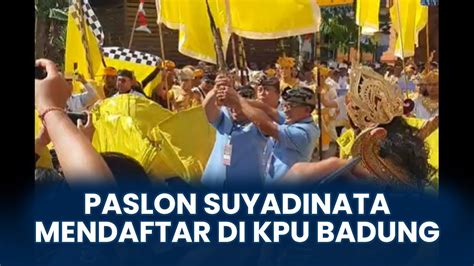 Paslon Bupati Dan Wabup Badung I Wayan Suyasa Dan I Putu Alit