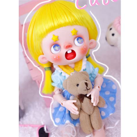 Lovely 1 6 Resin BJD Doll SD Ball Joint Bare Doll Girl Cartoon Eyes