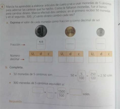 Marcia ha aprendido a elaborar artículos de cuero y va a usar monedas