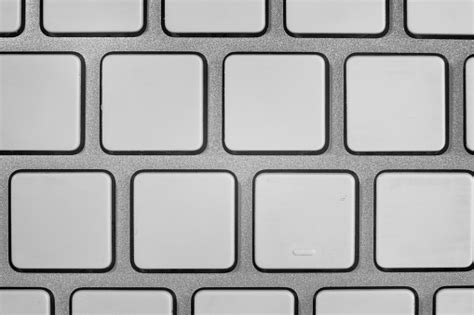 Blank Computer Keyboard Keys 1 Stock Photo - Download Image Now - Backgrounds, Computer ...