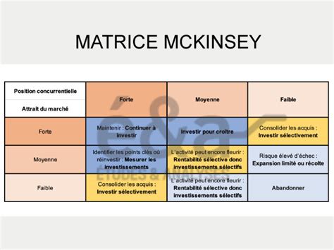 Matrice Mckinsey Qu Est Ce Que C Est Comment L Utiliser