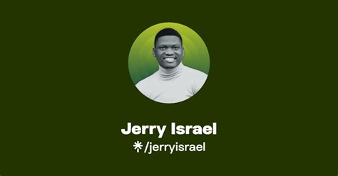 Jerry Israel Instagram Facebook Linktree