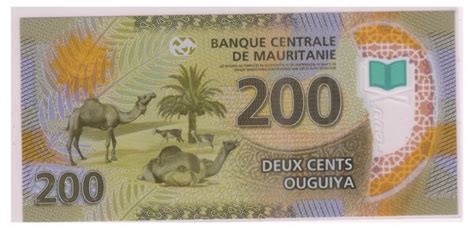 Mauritania Ouguiya Unc Polymer Currency Note Kb Coins