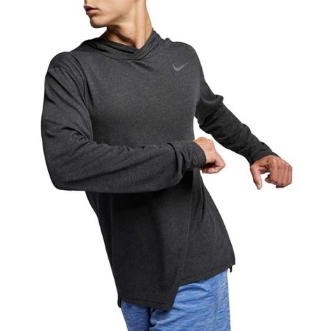 Nike Nike Mens Hyper Dry Hooded Long Sleeve Tee