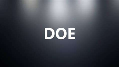 Doe Medical Definition And Pronunciation Youtube